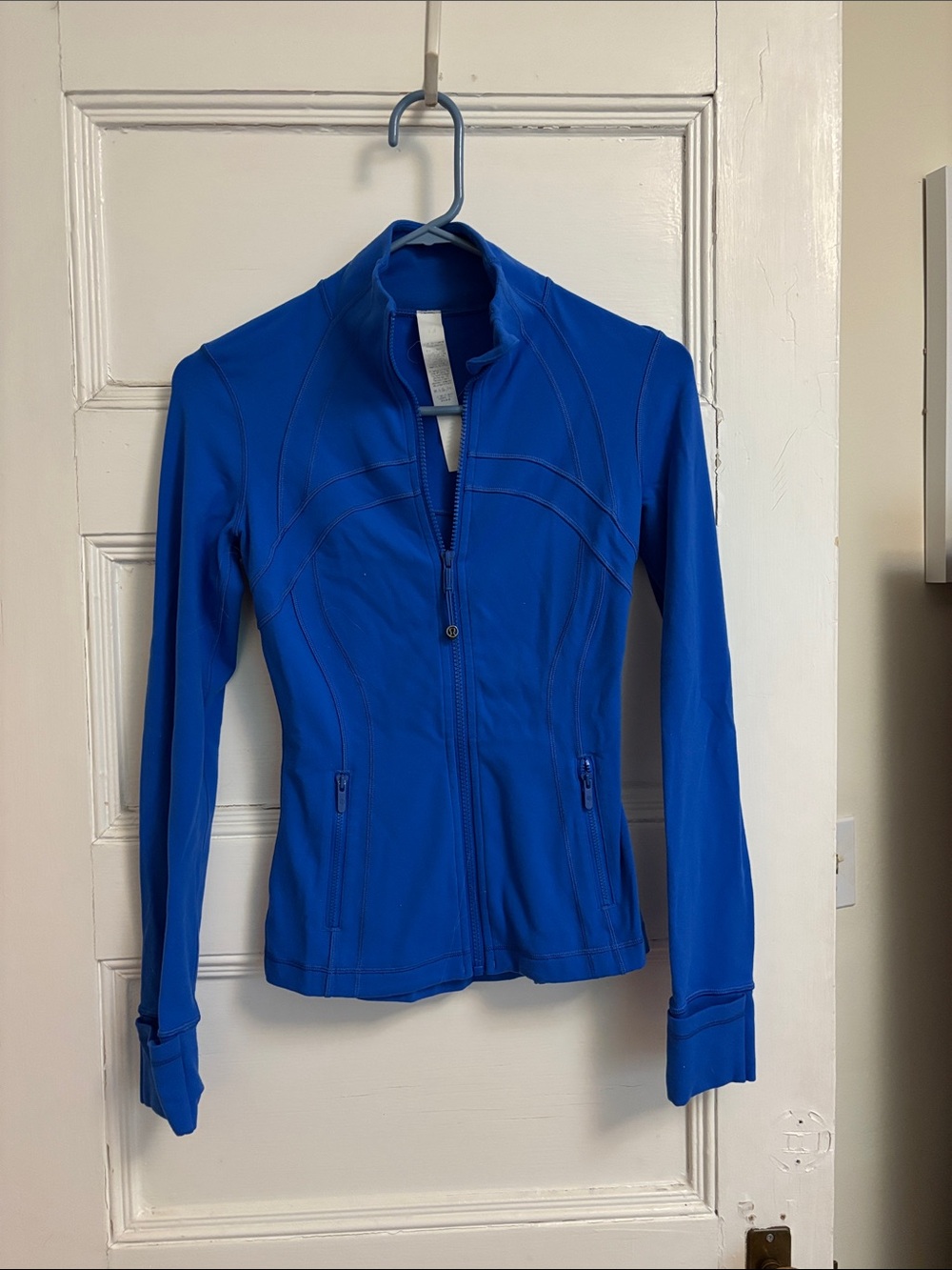 lululemon athletica Women’s Zip-Up Bomber Jacket in Royal Blue